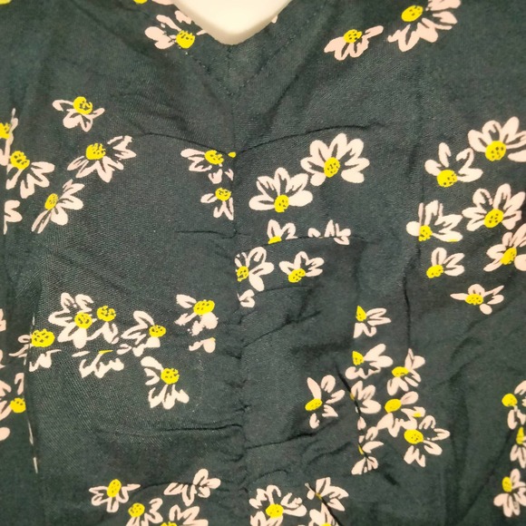 ABOUND Women's Tank Top Blouse Pink Floral Moxie Sleeveless Navy Size M NWT - Picture 2 of 8